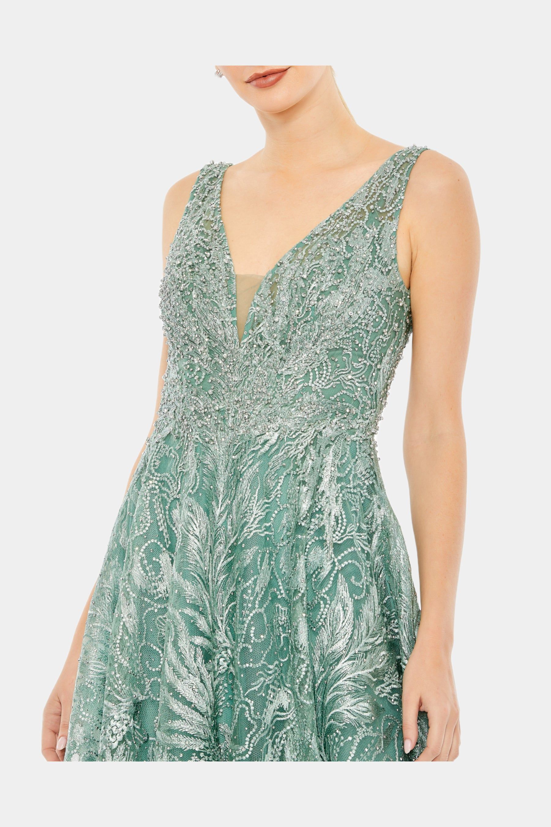V-Neck Floral Embroidered Dress sold by Lord & Taylor product image thumbnail 2