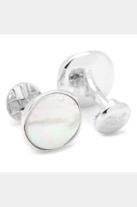Sterling Silver Classic Formal Mother of Pearl Stud Set sold by Lord & Taylor