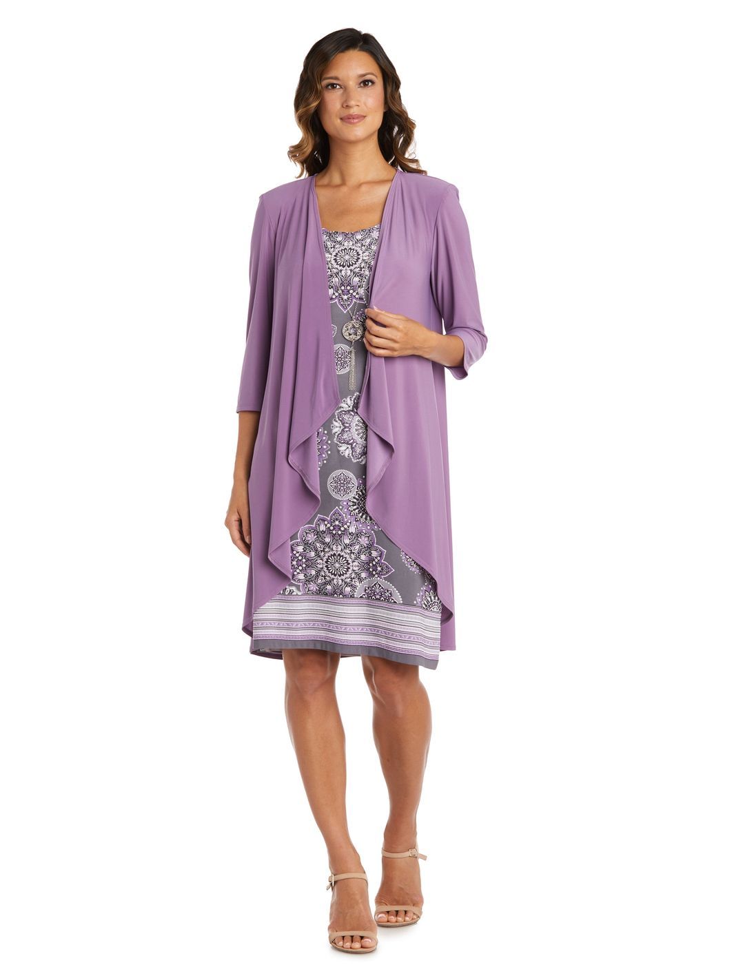 Puff Print Jacket Dress sold by Lord & Taylor product image thumbnail 7