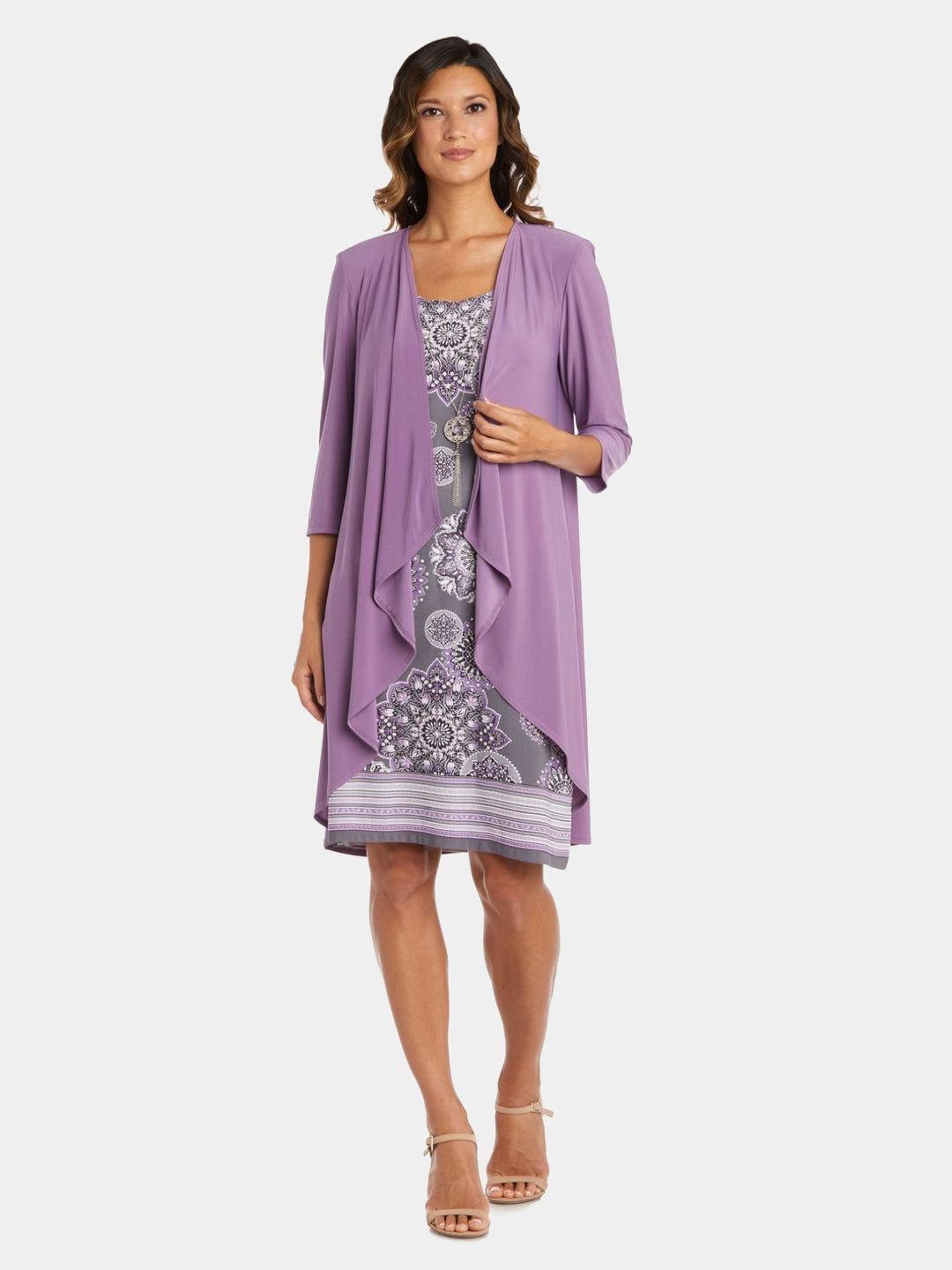 Puff Print Jacket Dress sold by Lord & Taylor