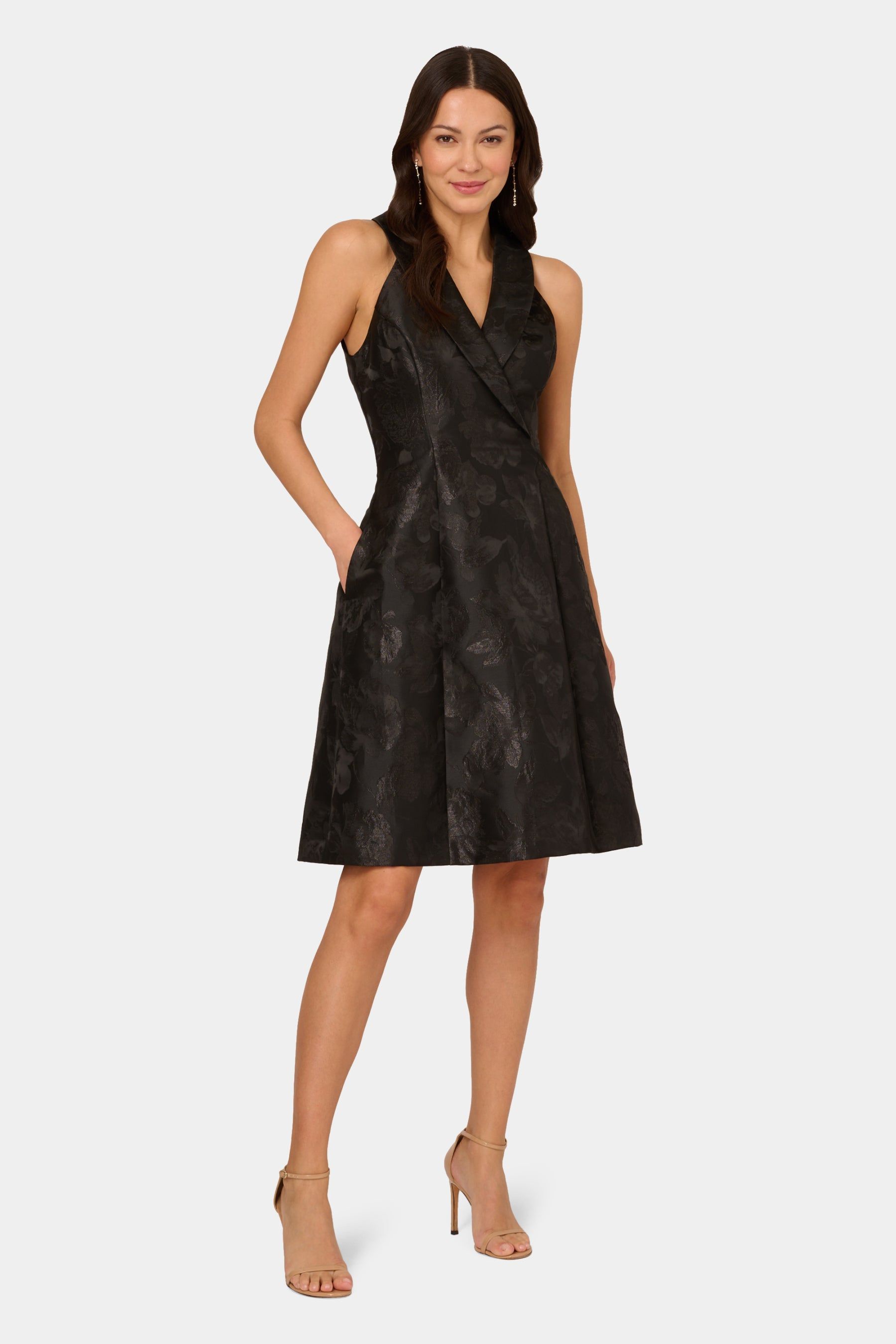 Tuxedo Jacquard Dress sold by Lord & Taylor product image thumbnail 2