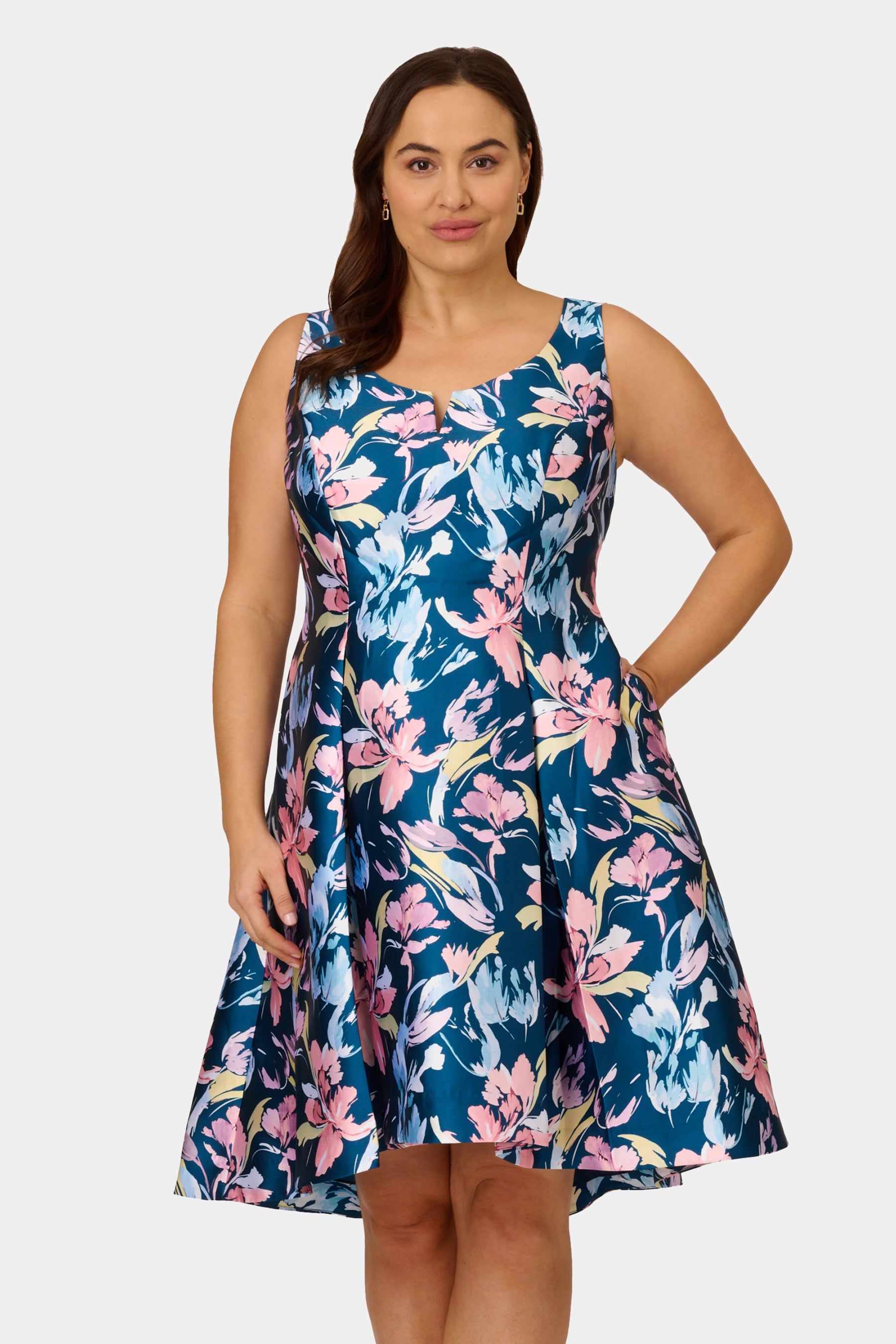 Tank Notch Neck Printed High Low Dress sold by Lord & Taylor