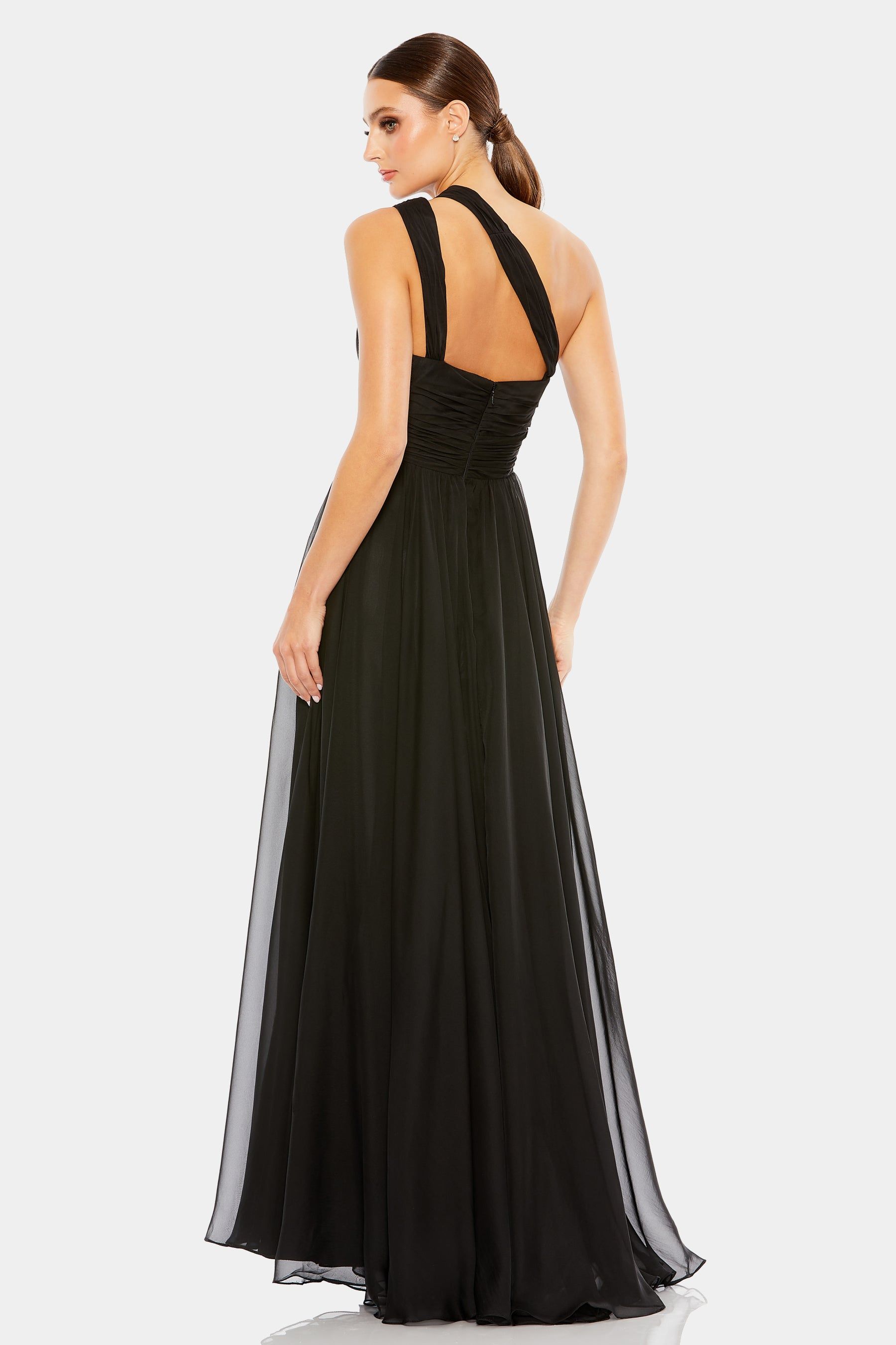 Strappy One Shoulder A Line Gown sold by Lord & Taylor product image thumbnail 4