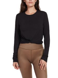 Twist Loop Front Long Sleeve Tee sold by Lord & Taylor