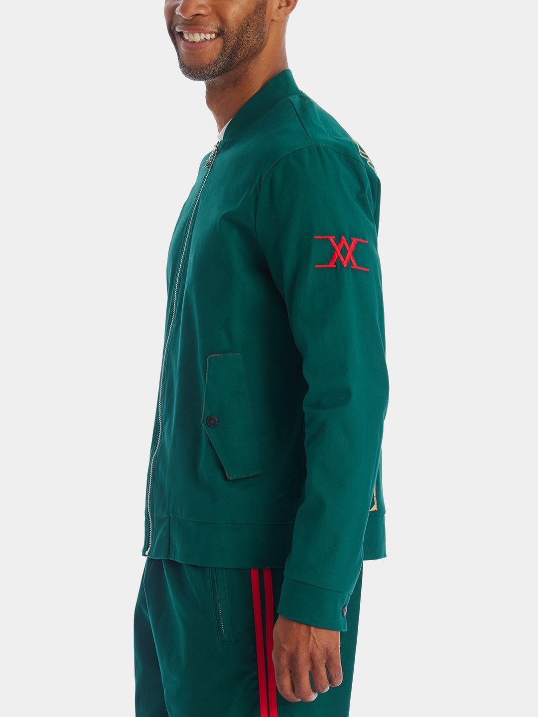 Back Patch Bomber Jacket sold by Lord & Taylor product image thumbnail 6