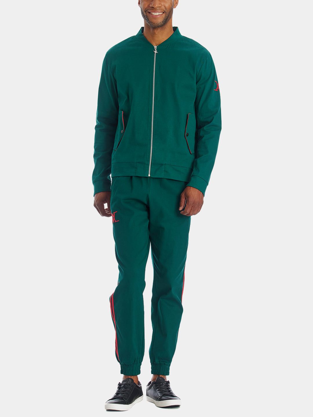 Back Patch Bomber Jacket sold by Lord & Taylor