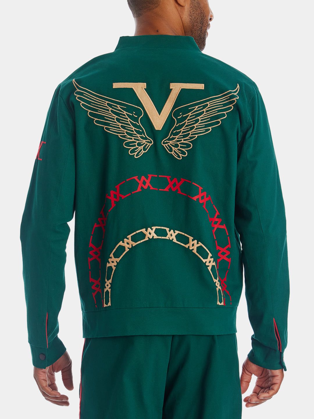 Back Patch Bomber Jacket sold by Lord & Taylor product image thumbnail 5