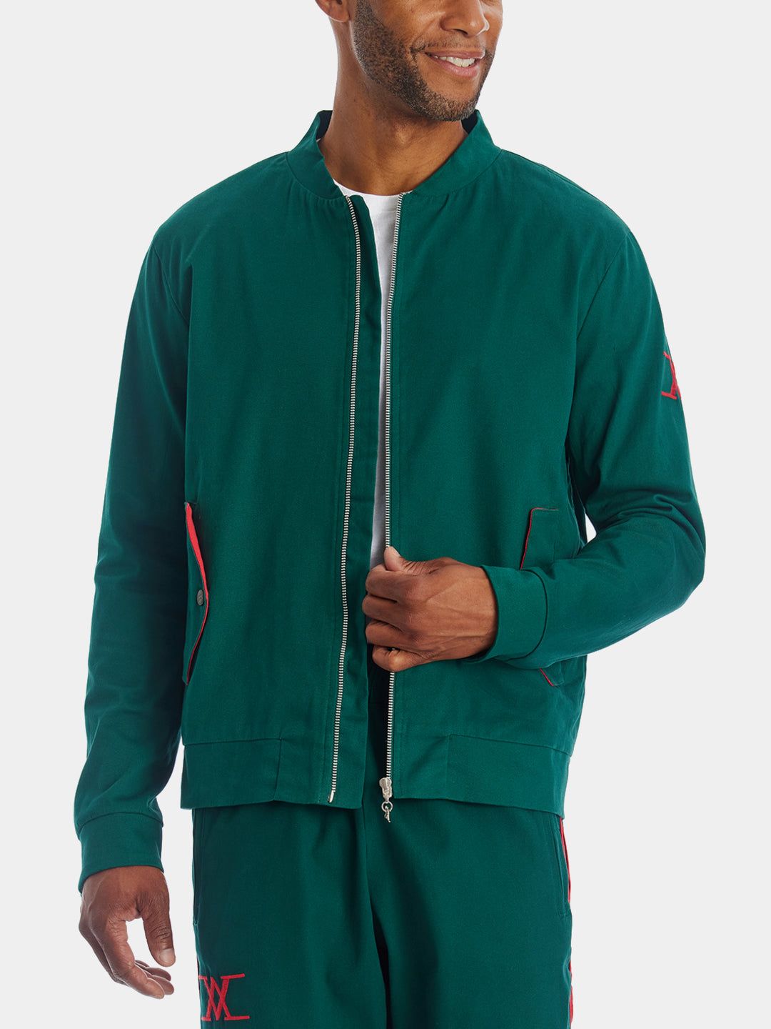 Back Patch Bomber Jacket sold by Lord & Taylor product image thumbnail 2