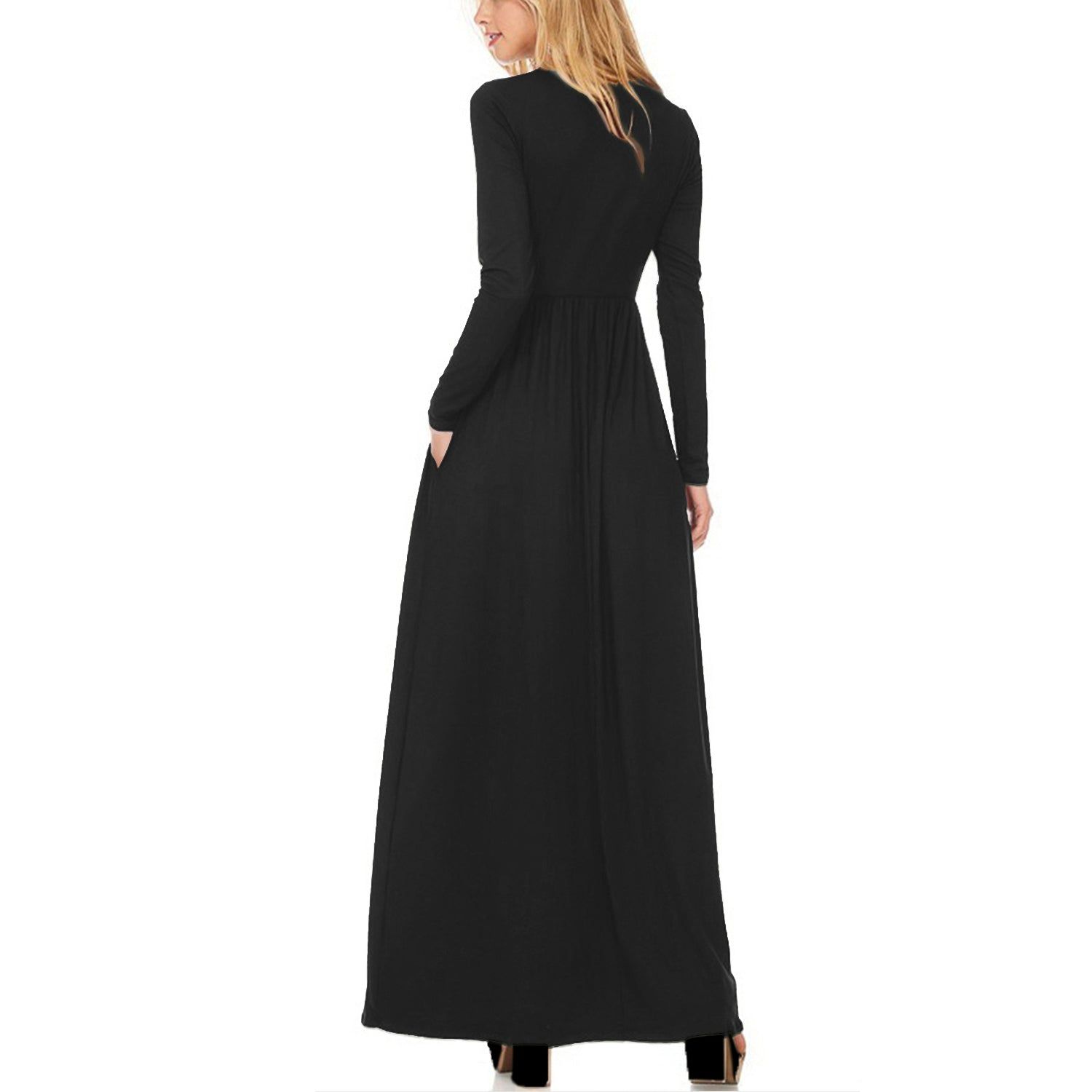 Long Sleeve Casual Maxi Dress sold by Lord & Taylor product image thumbnail 3