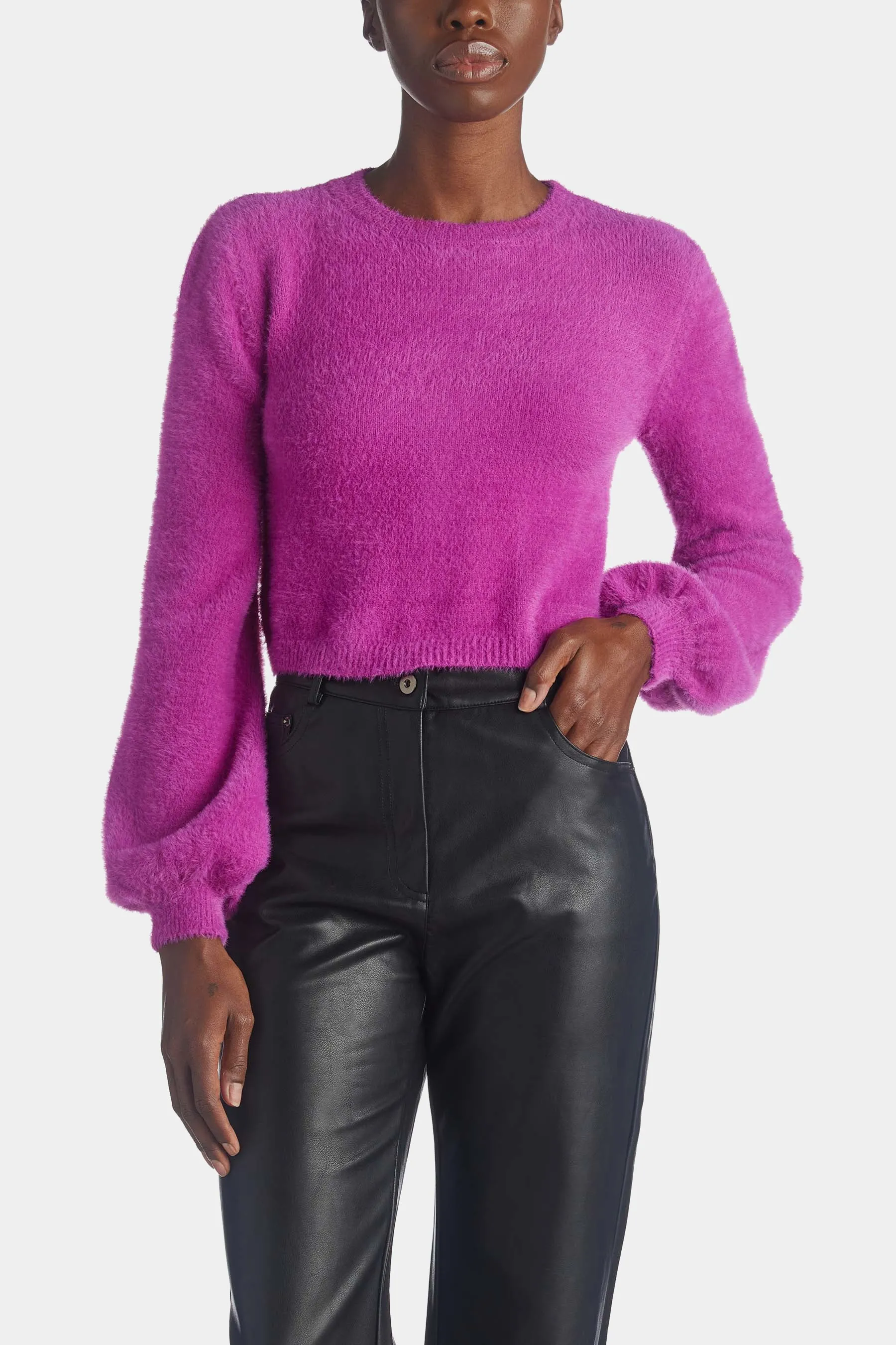 Long Sleeve Sweater Knit Top sold by Lord & Taylor product image thumbnail 4