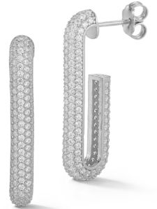 Sterling Silver Long Oval Hoop Earring sold by Lord & Taylor