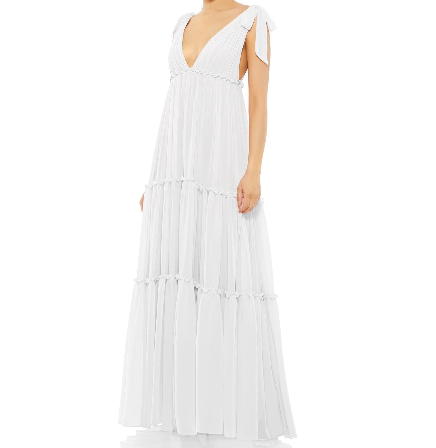 Ruffle Tier Gown sold by Lord & Taylor product image thumbnail 4