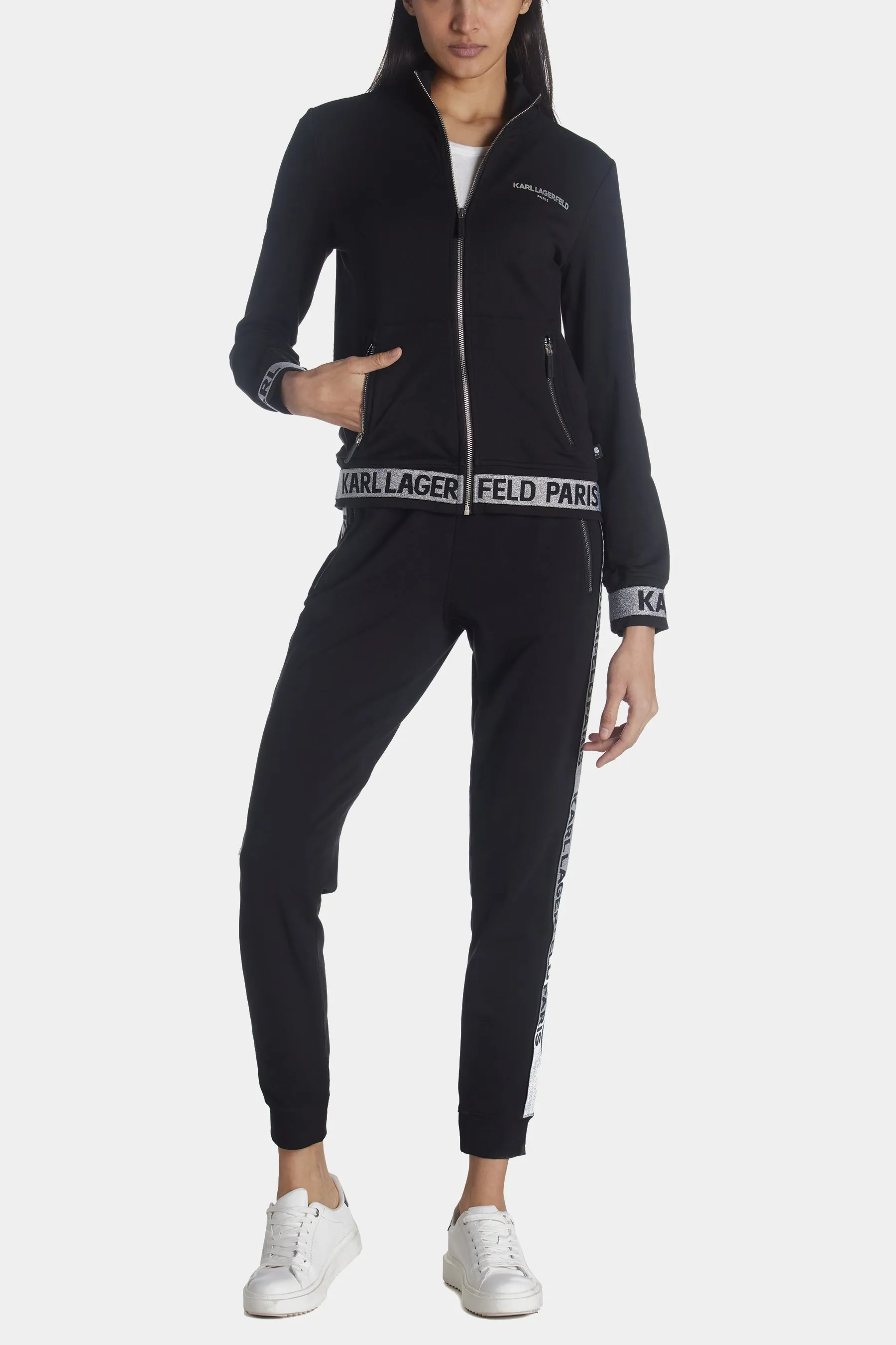 Silver Foil Tape Jacket sold by Lord & Taylor product image thumbnail 2