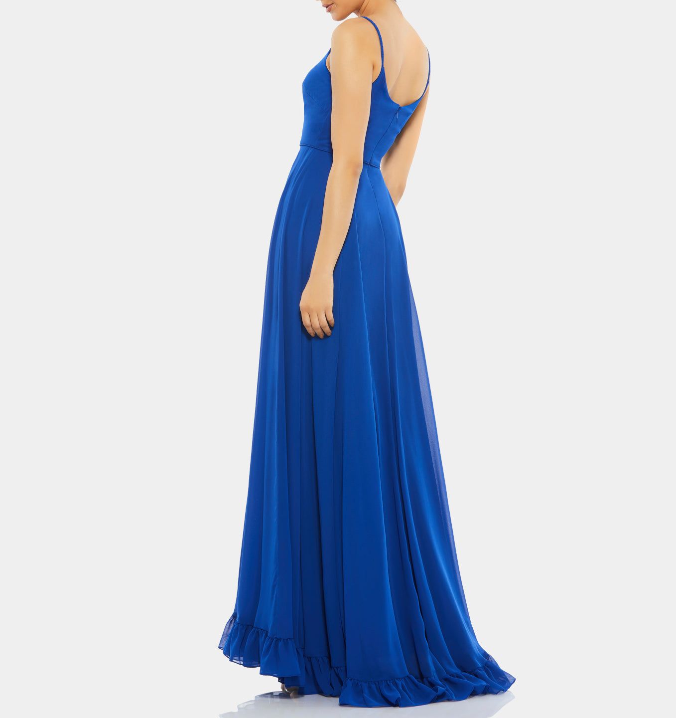 Sleeveless Scoop Neck Ruffled Hem Gown sold by Lord & Taylor product image thumbnail 3