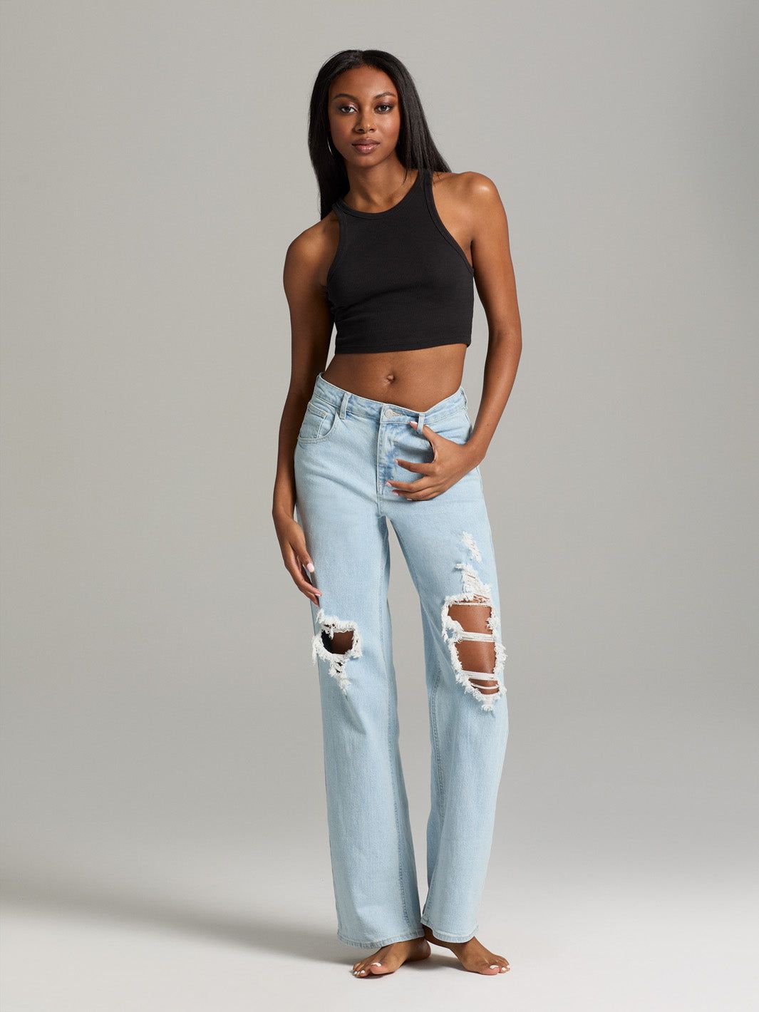Wide Leg Jeans sold by Lord & Taylor