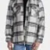 Zip Front Raglan Zip Shacket With Fur Collar sold by Lord & Taylor