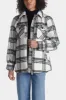 Zip Front Raglan Zip Shacket With Fur Collar sold by Lord & Taylor