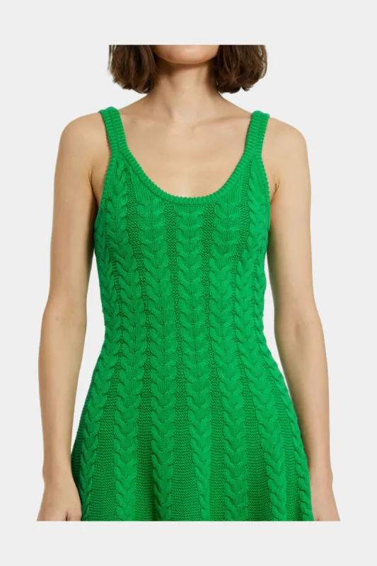 Chunky Knit Thin Strap Flare Mini Dress sold by Lord & Taylor