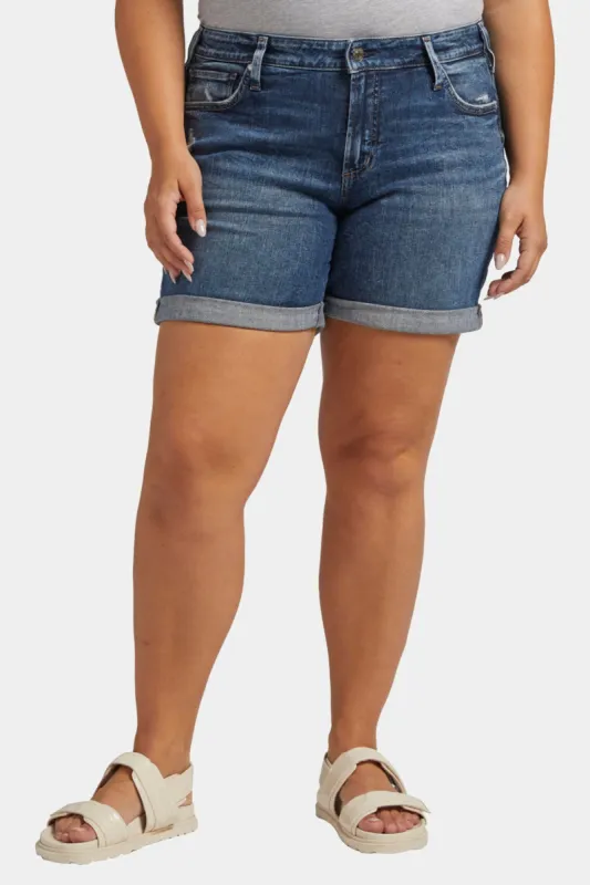 Boyfriend Mid Rise Short sold by Lord & Taylor