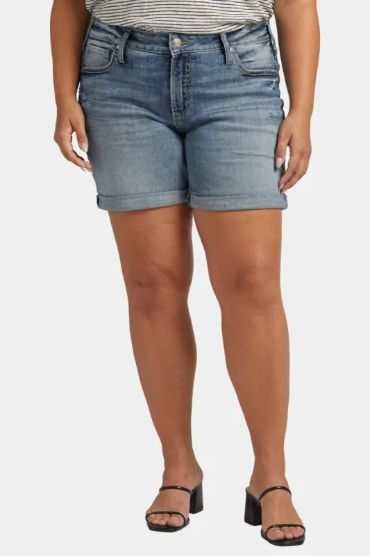 Boyfriend Mid Rise Short sold by Lord & Taylor