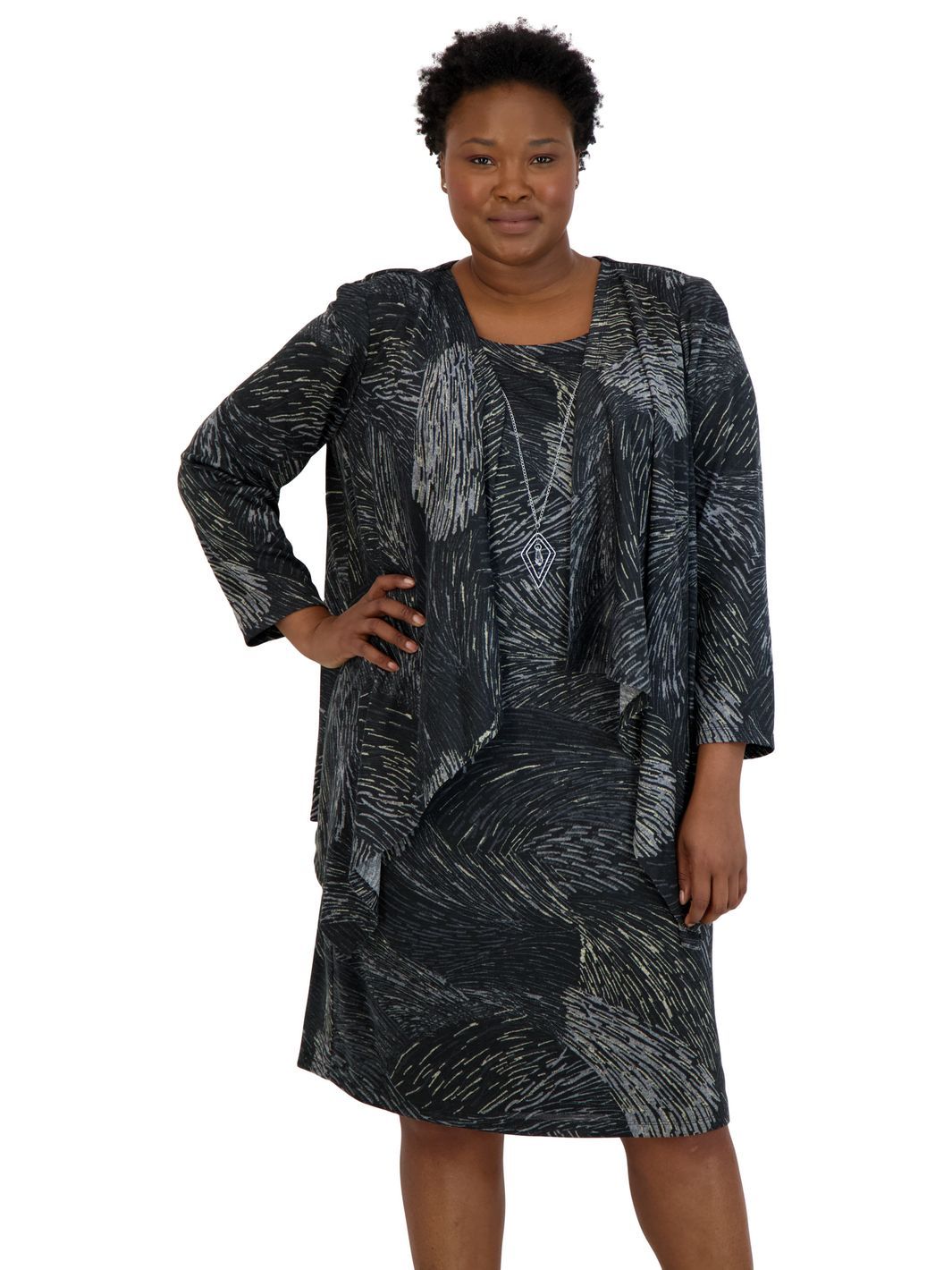 Cascade Jacket and Dress Set sold by Lord & Taylor product image thumbnail 3