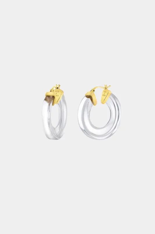 Chunky V-Hoop Earrings sold by Lord & Taylor