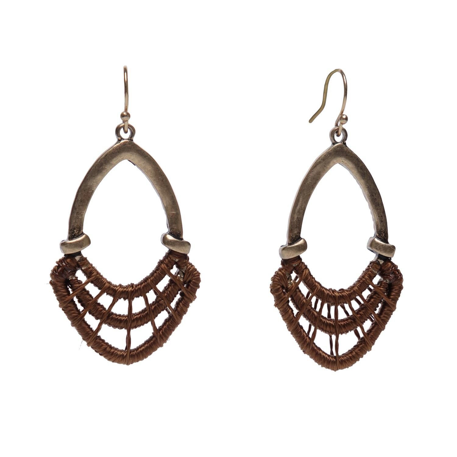 Thread Wrapped Drop Earrings sold by Lord & Taylor product image thumbnail 3