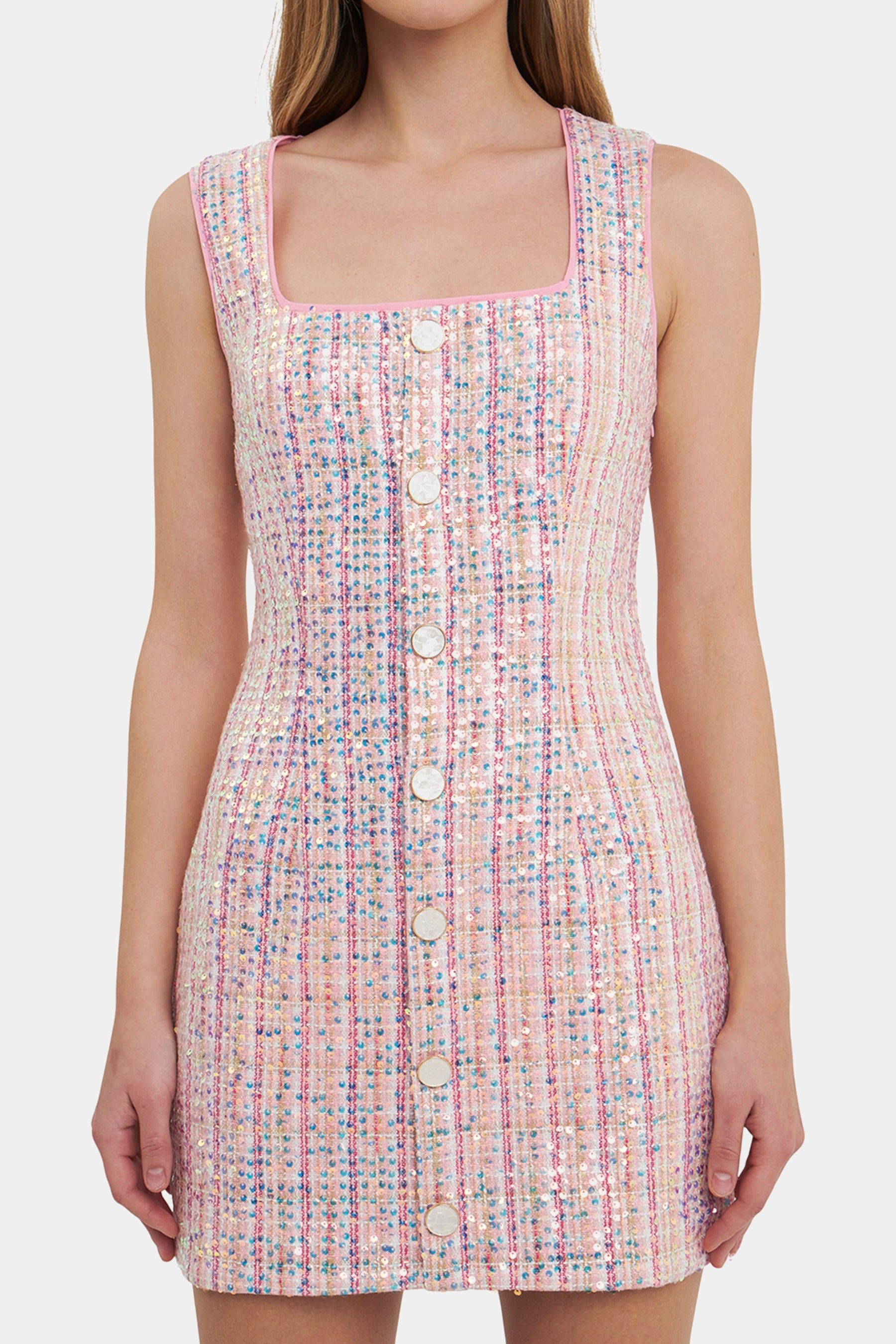 Sequins Tweed Mini Dress sold by Lord & Taylor product image thumbnail 2