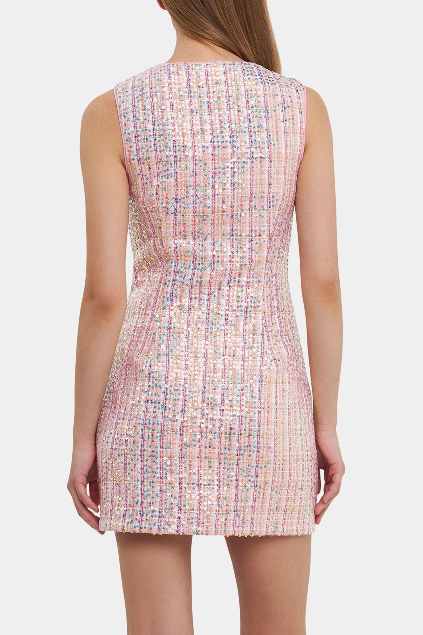 Sequins Tweed Mini Dress sold by Lord & Taylor product image thumbnail 3