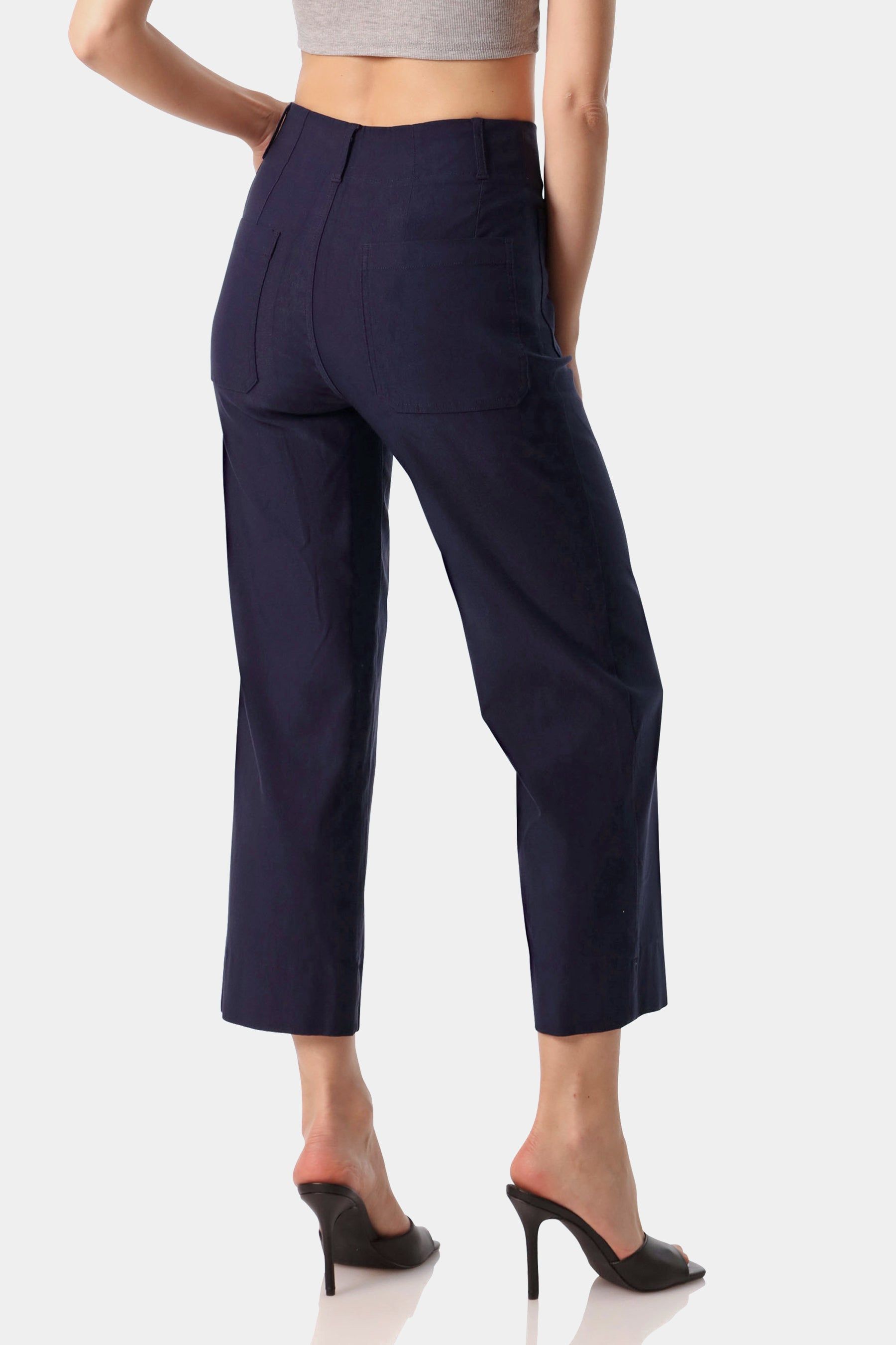Patch Pocket Wide Leg Pants sold by Lord & Taylor product image thumbnail 3