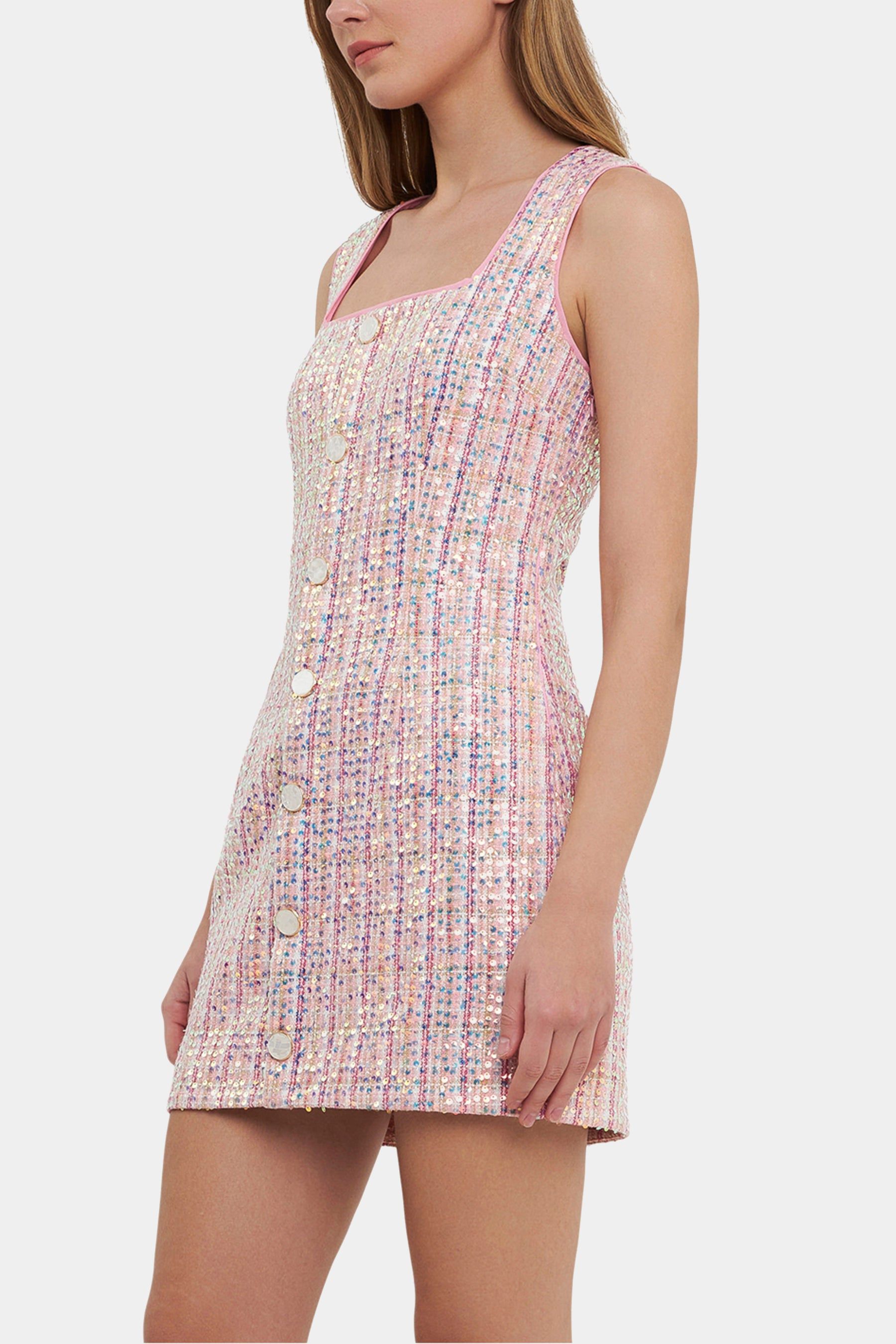 Sequins Tweed Mini Dress sold by Lord & Taylor product image thumbnail 4