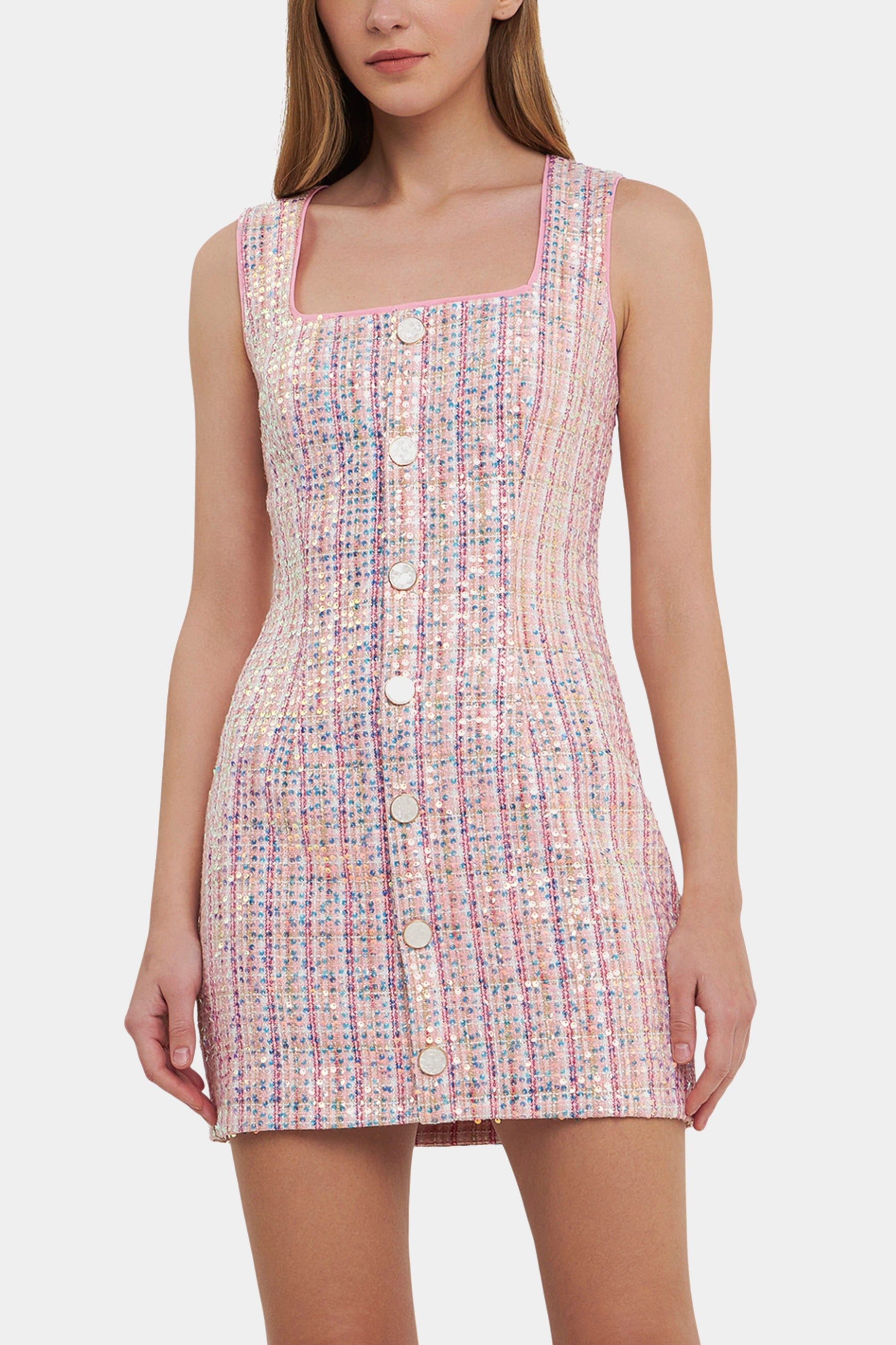 Sequins Tweed Mini Dress sold by Lord & Taylor