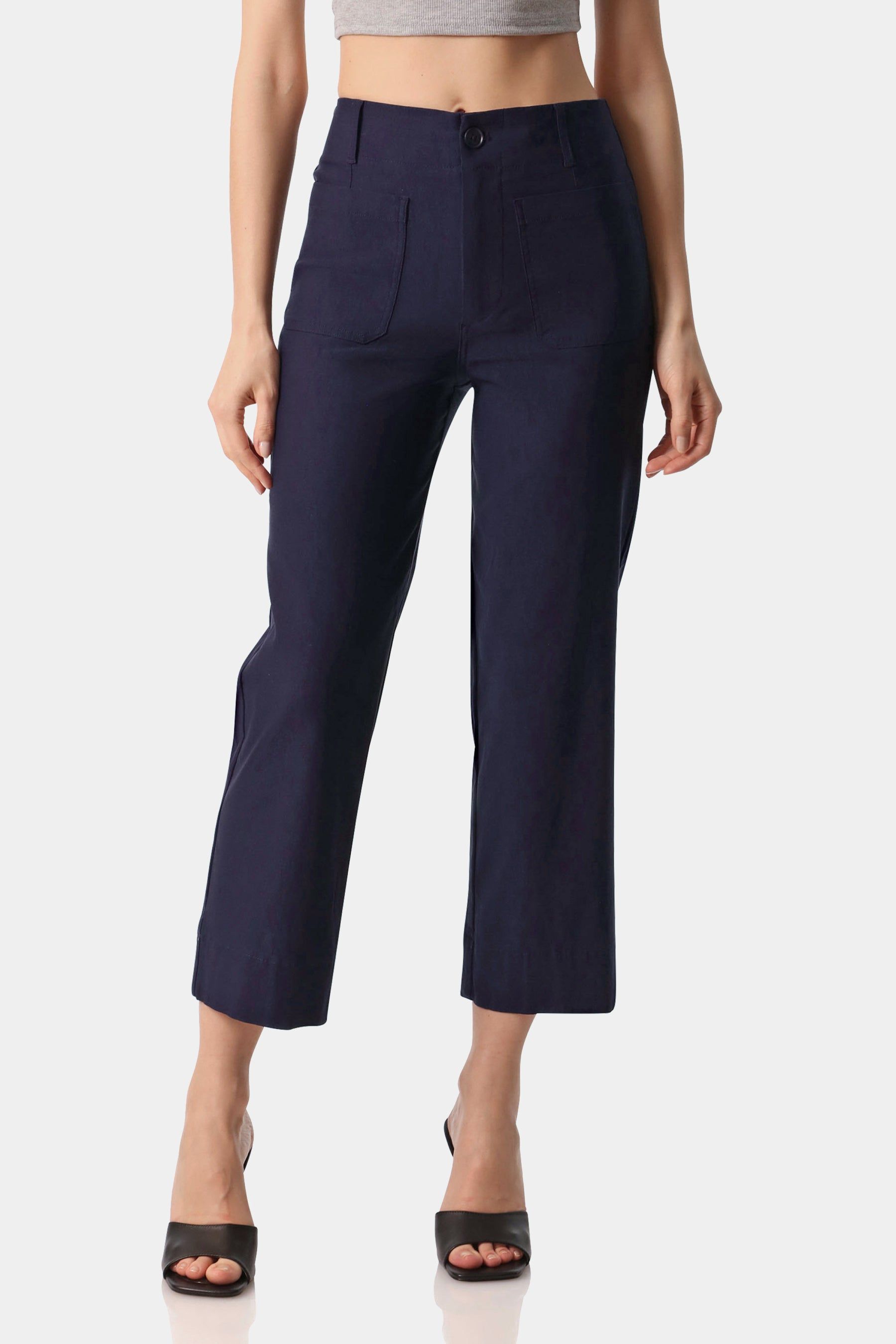 Patch Pocket Wide Leg Pants sold by Lord & Taylor product image thumbnail 4