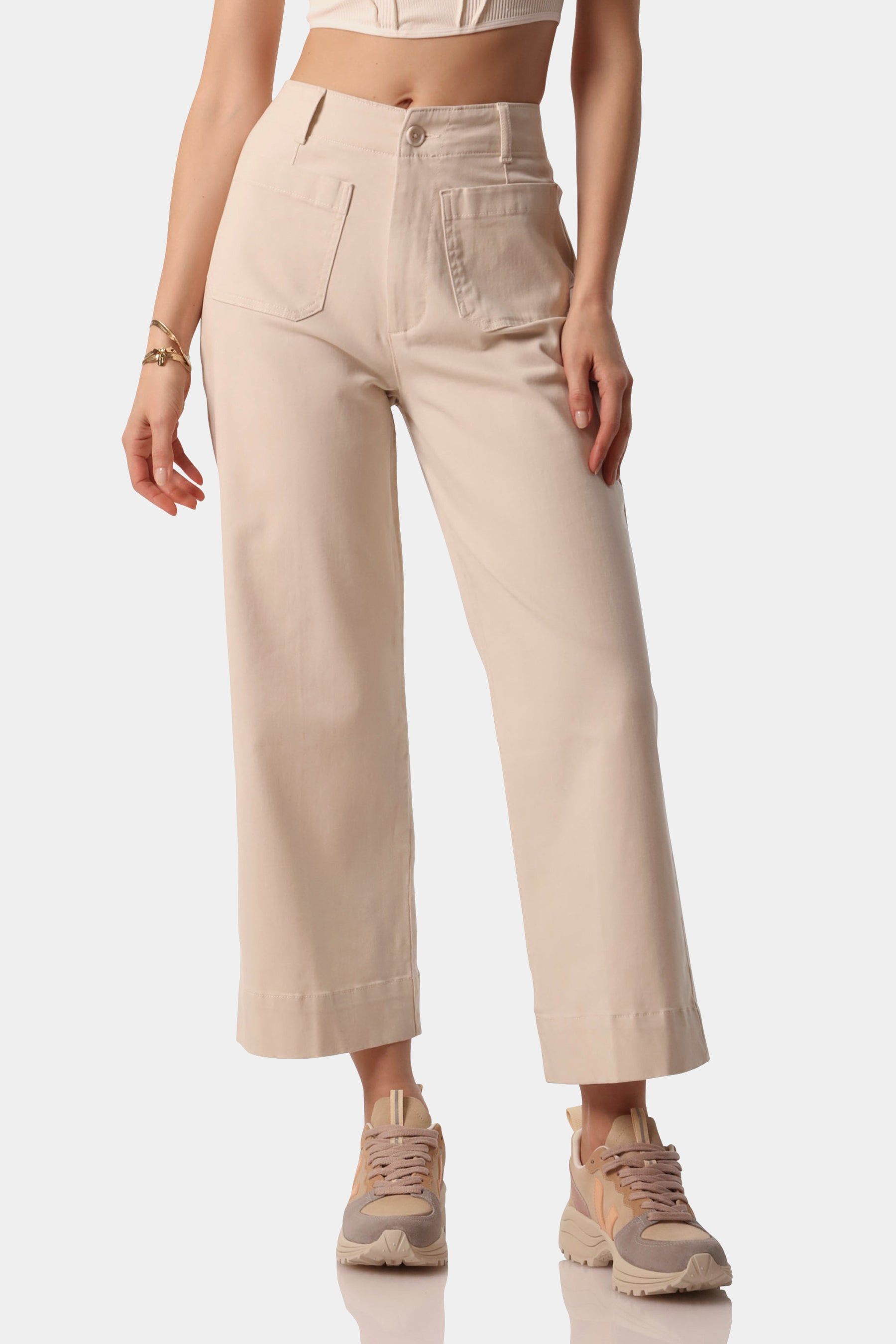 Patch Pocket Wide Leg Pants sold by Lord & Taylor
