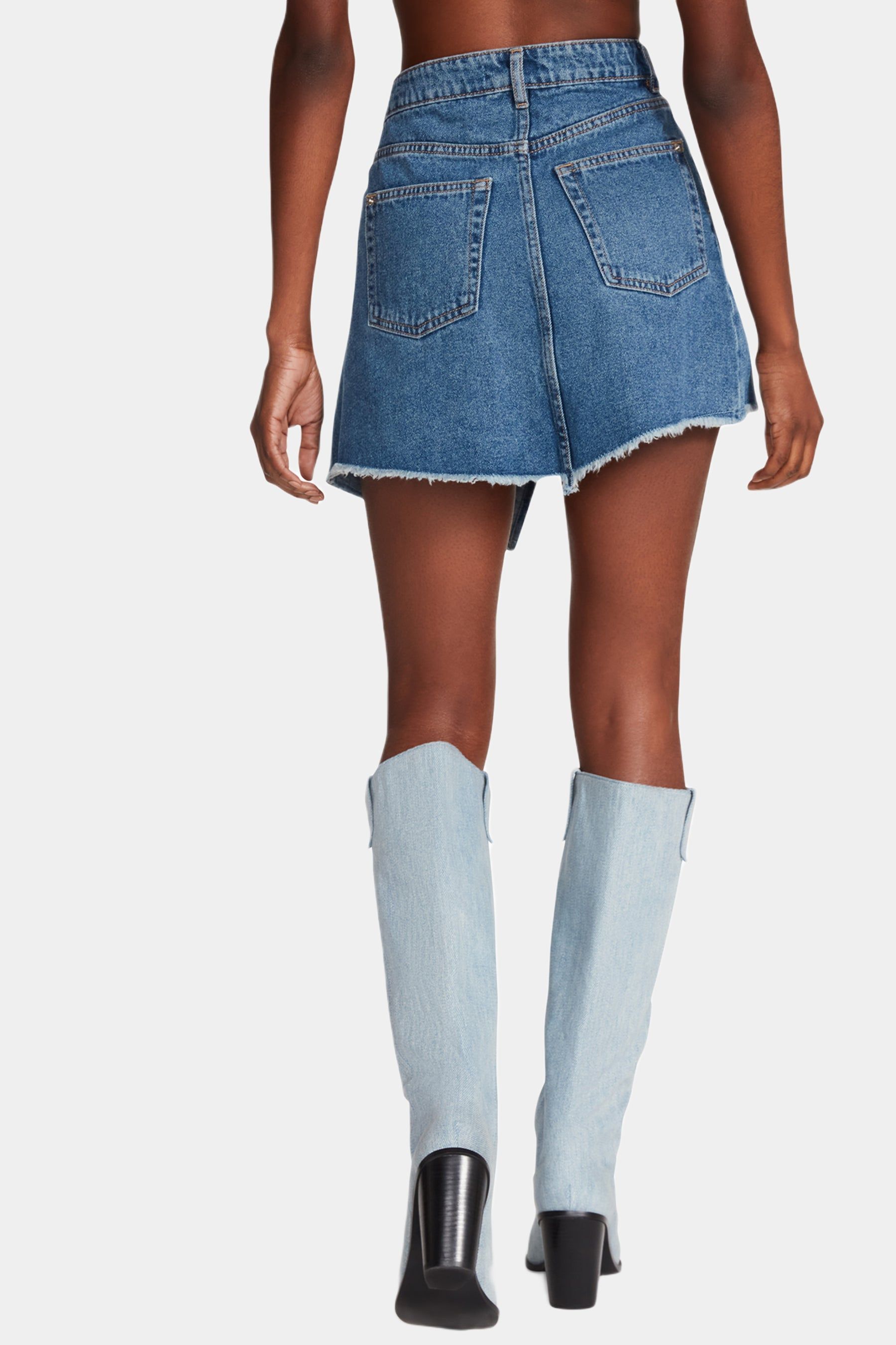 Kyla Denim Mini Skirt sold by Lord & Taylor product image thumbnail 5