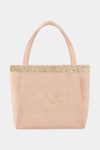 SALE★Jimmy Choo★トートバッグPINK★国内発送★関税込 JIMMY CHOO（ジミーチュウ）の「BEACH TOTE E/W MINI（トート