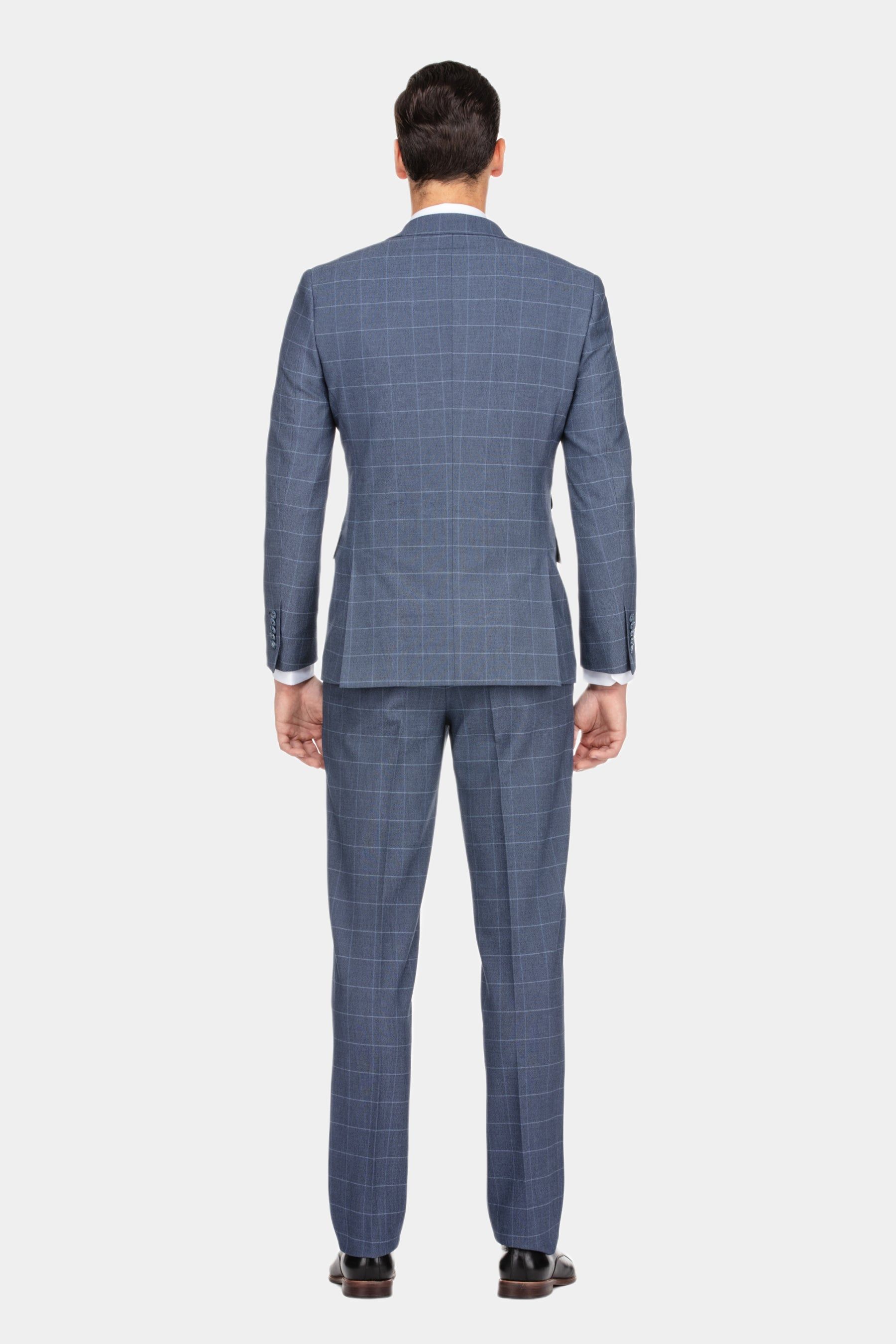 Window Pane Check Suit sold by Lord & Taylor product image thumbnail 3