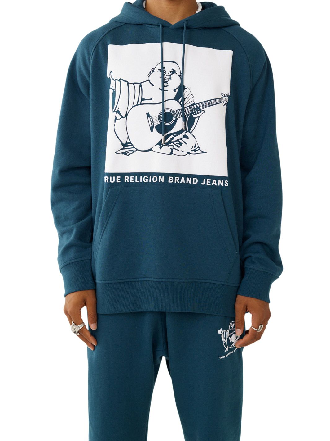 Relaxed Raglan Hoodie sold by Lord & Taylor product image thumbnail 2