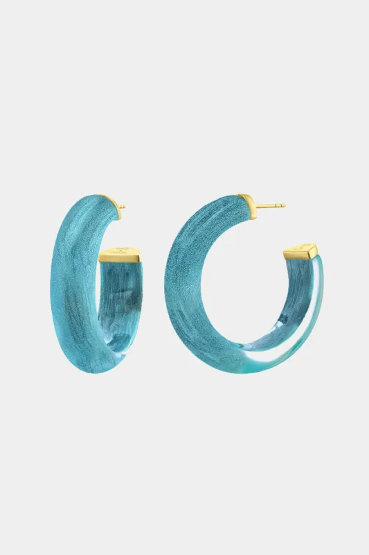Illusion Lucite Hoop Earrings sold by Lord & Taylor