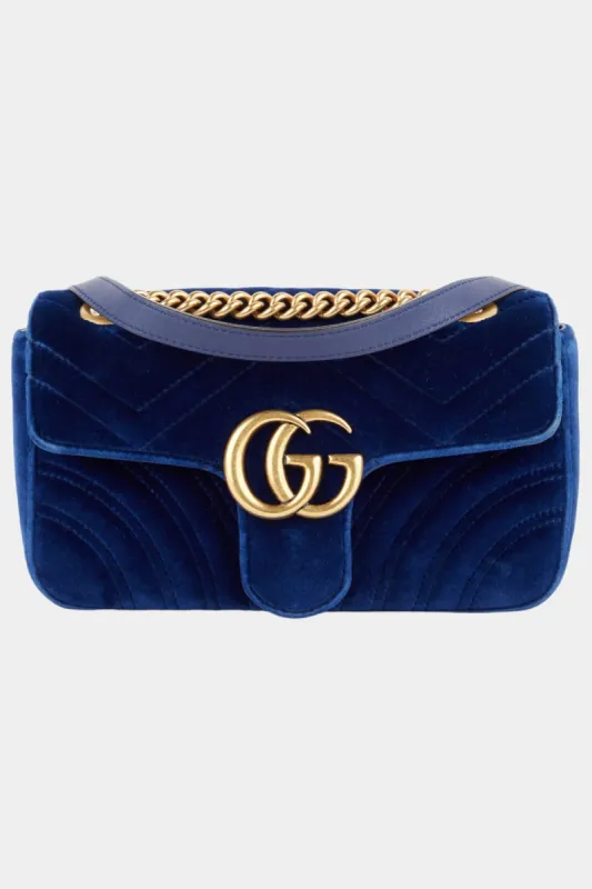 Velvet Marmont Flap Small Handbag sold by Lord & Taylor