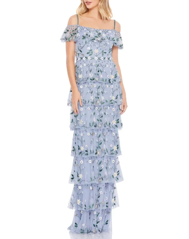 Floral Tiered Gown sold by Lord & Taylor