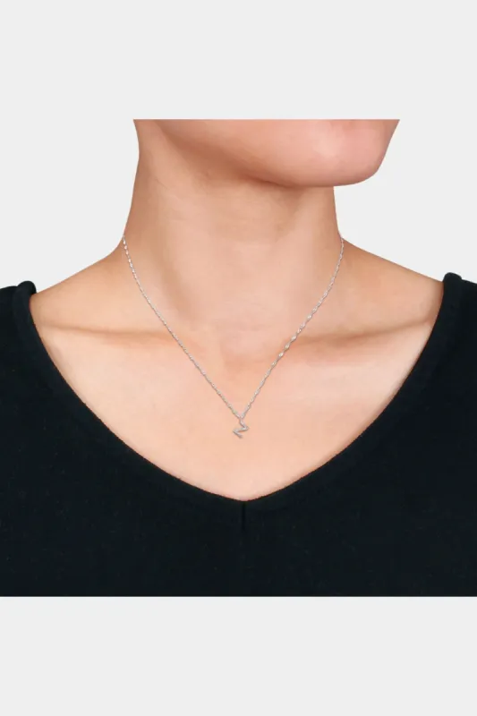 Initial Z Diamond Accent Necklace sold by Lord & Taylor