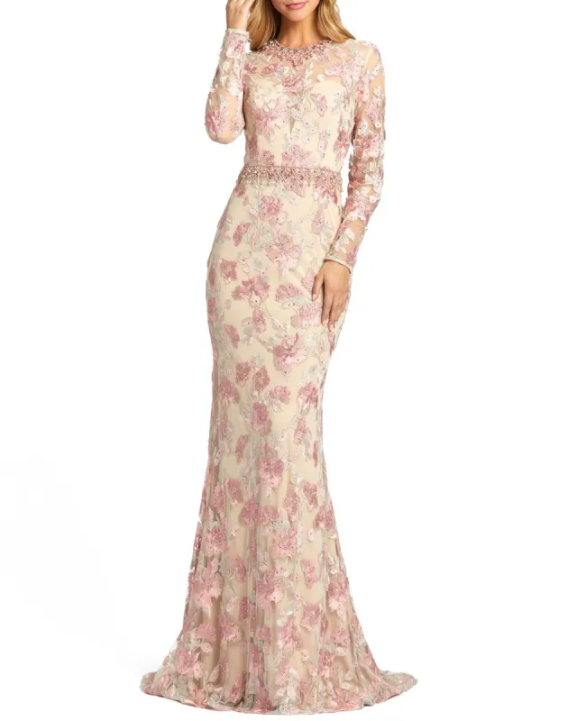 Long Sleeve Gown sold by Lord & Taylor