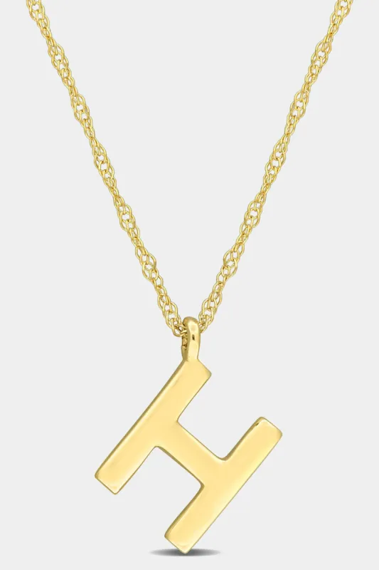 Initial H Necklace sold by Lord & Taylor