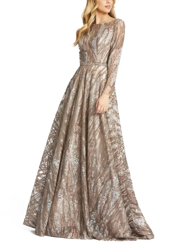 Long Sleeve Gown sold by Lord & Taylor