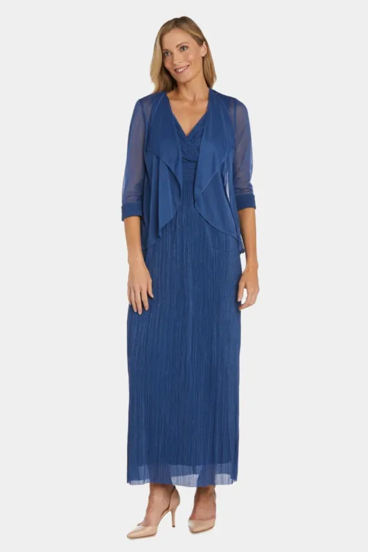 Flyaway 3/4 Sleeve Jacket Over Long Dress sold by Lord & Taylor