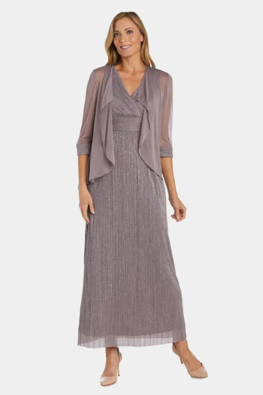 Flyaway 3/4 Sleeve Jacket Over Long Dress sold by Lord & Taylor