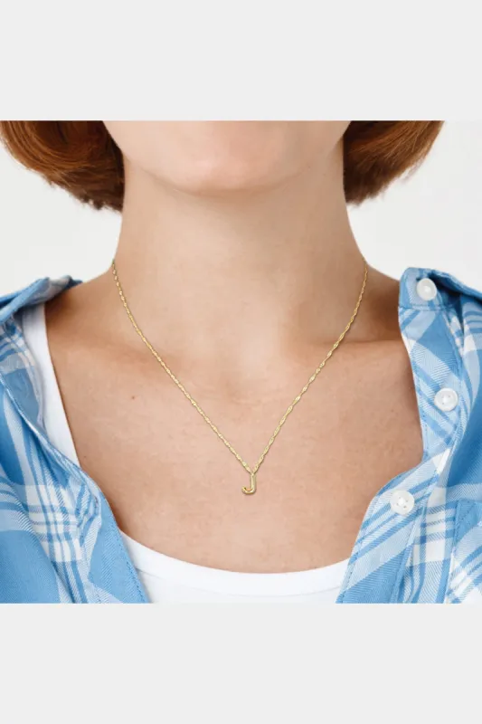 Initial J Necklace sold by Lord & Taylor