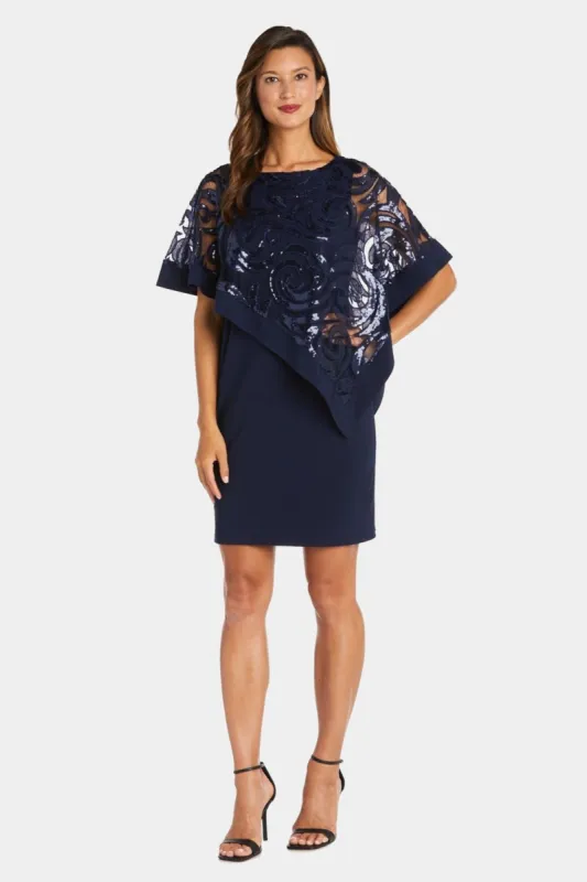 Two piece Sequin Swirl Poncho sold by Lord & Taylor