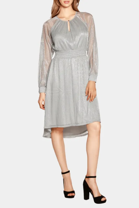 Belldini Black Label Lurex High-Low Dress sold by Lord & Taylor